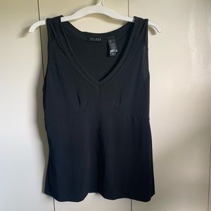 Simple Black V-Neck Tank